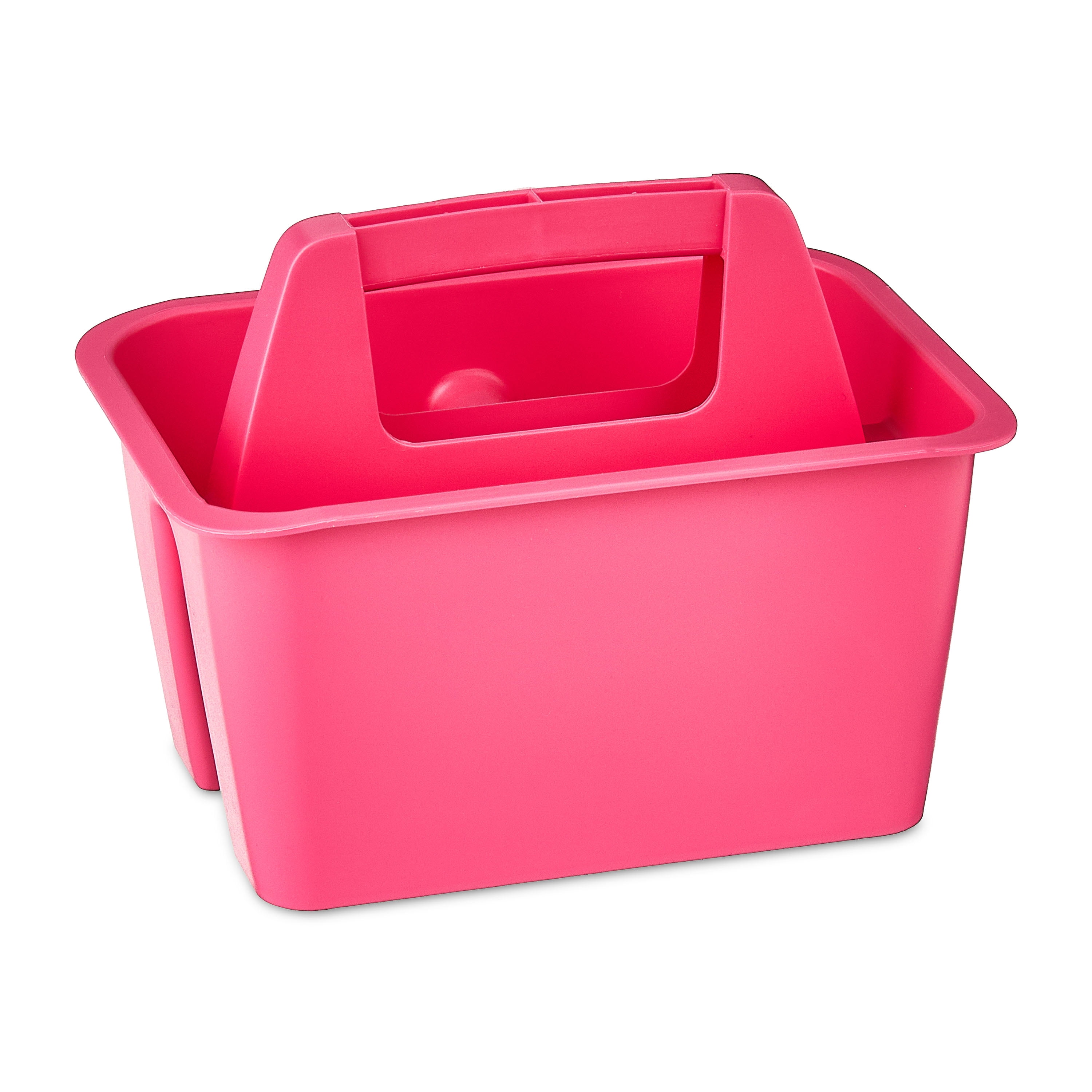 Pen+Gear Mini Plastic Craft and Hobby Organizer Caddy, Coral Passion, 1-Pack