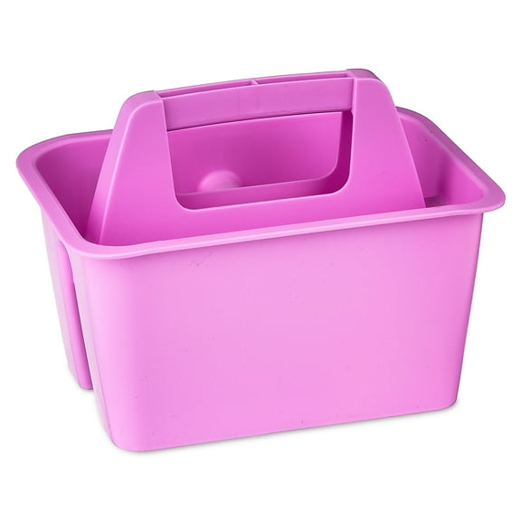 Pen+Gear Mini Plastic Craft and Hobby Organizer Caddy, Violet Glow, 12-Pack