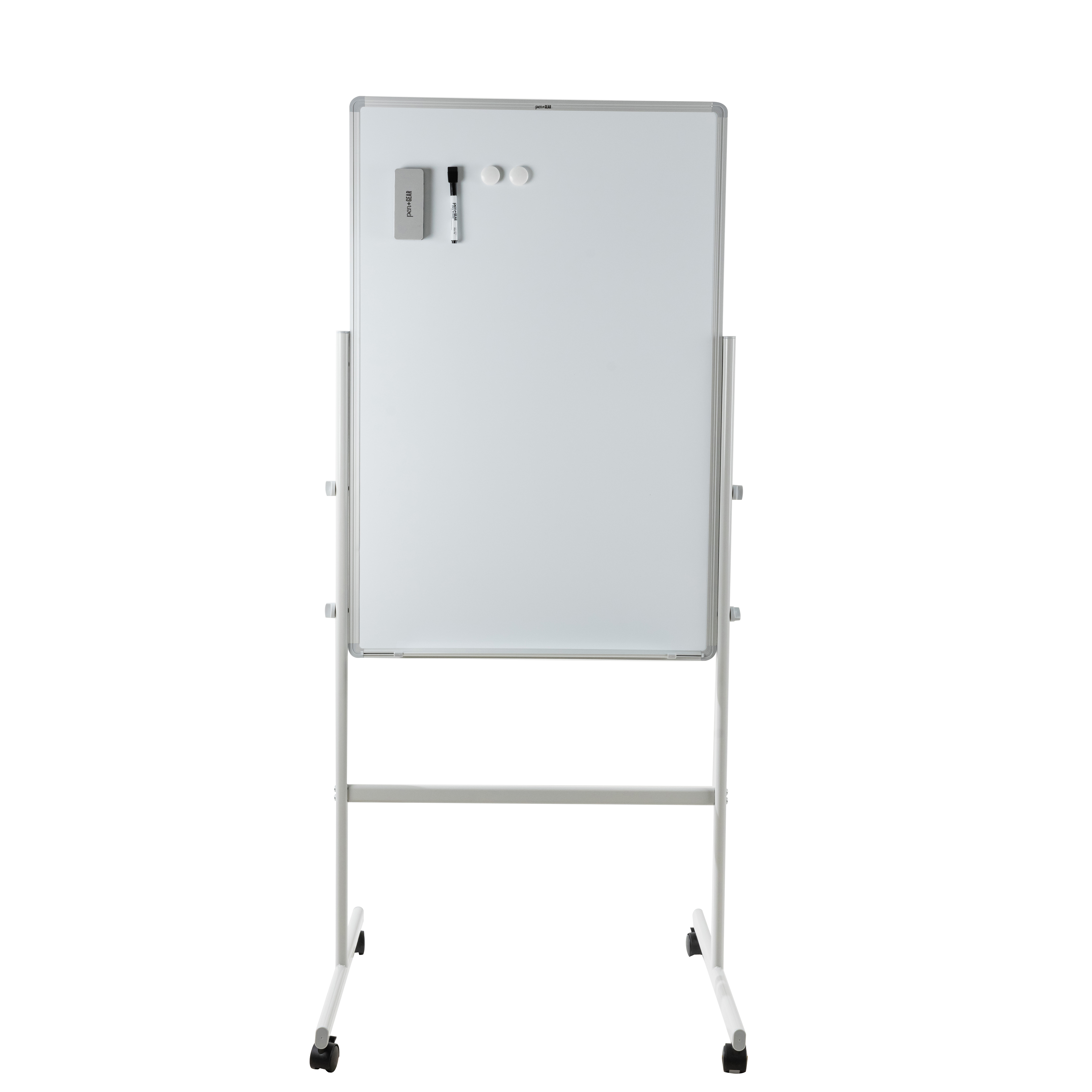 Uimoso 36x24 Mobile Magnetic Dry Erase Board – Double Sided Whiteboard With Adjustable Stand