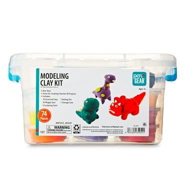 Pen+Gear Modeling Clay Kit, 74 Pieces