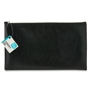 Pen + Gear Money Bag with Zipper, 10.6" x 6.3", Black