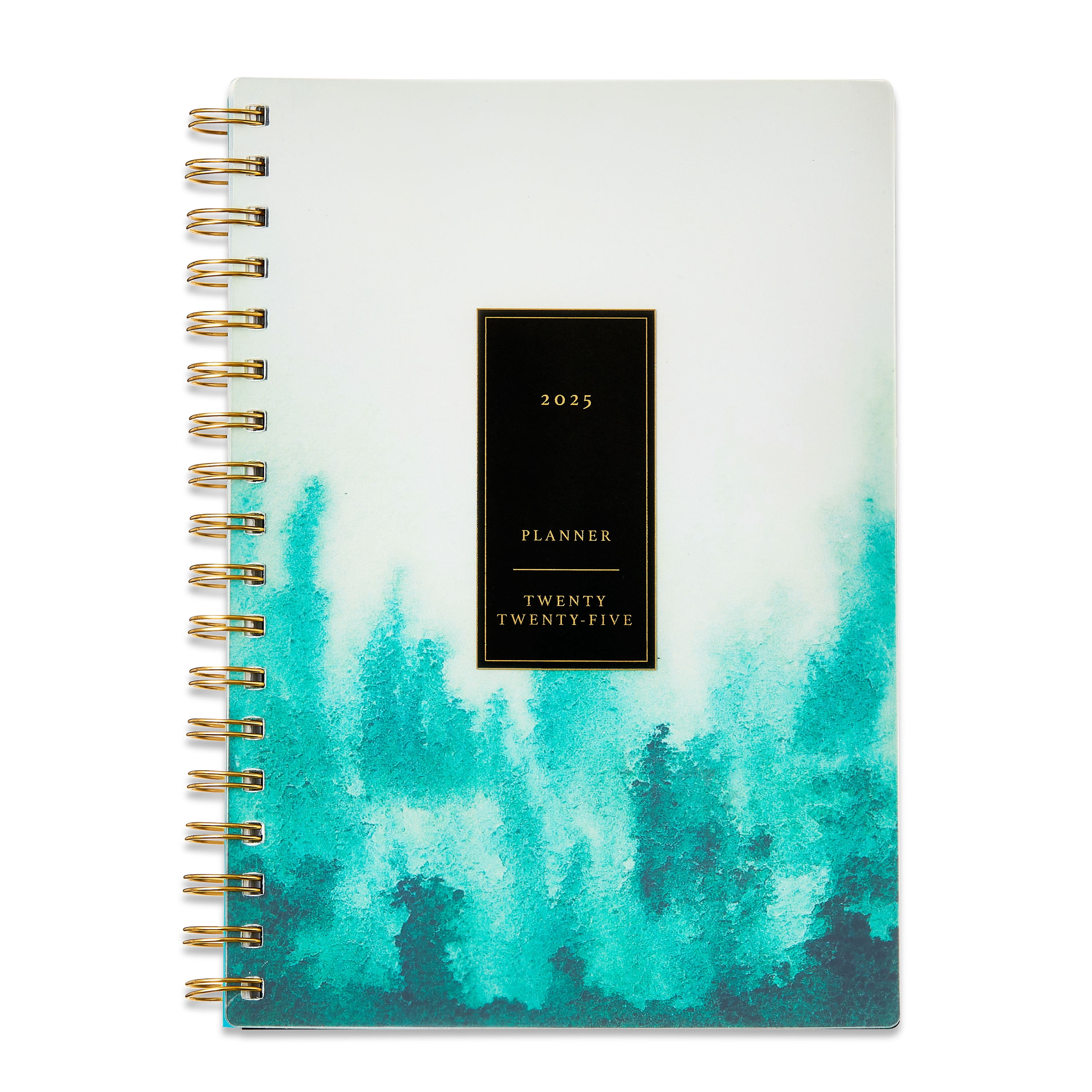 Pen+Gear Monthly, Weekly Frosted Green Spiral Bound Planner, 6.5in x 9.25in