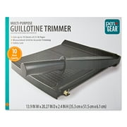 Pen+Gear Multi-Purpose Guillotine Trimmer, 12 in, Black