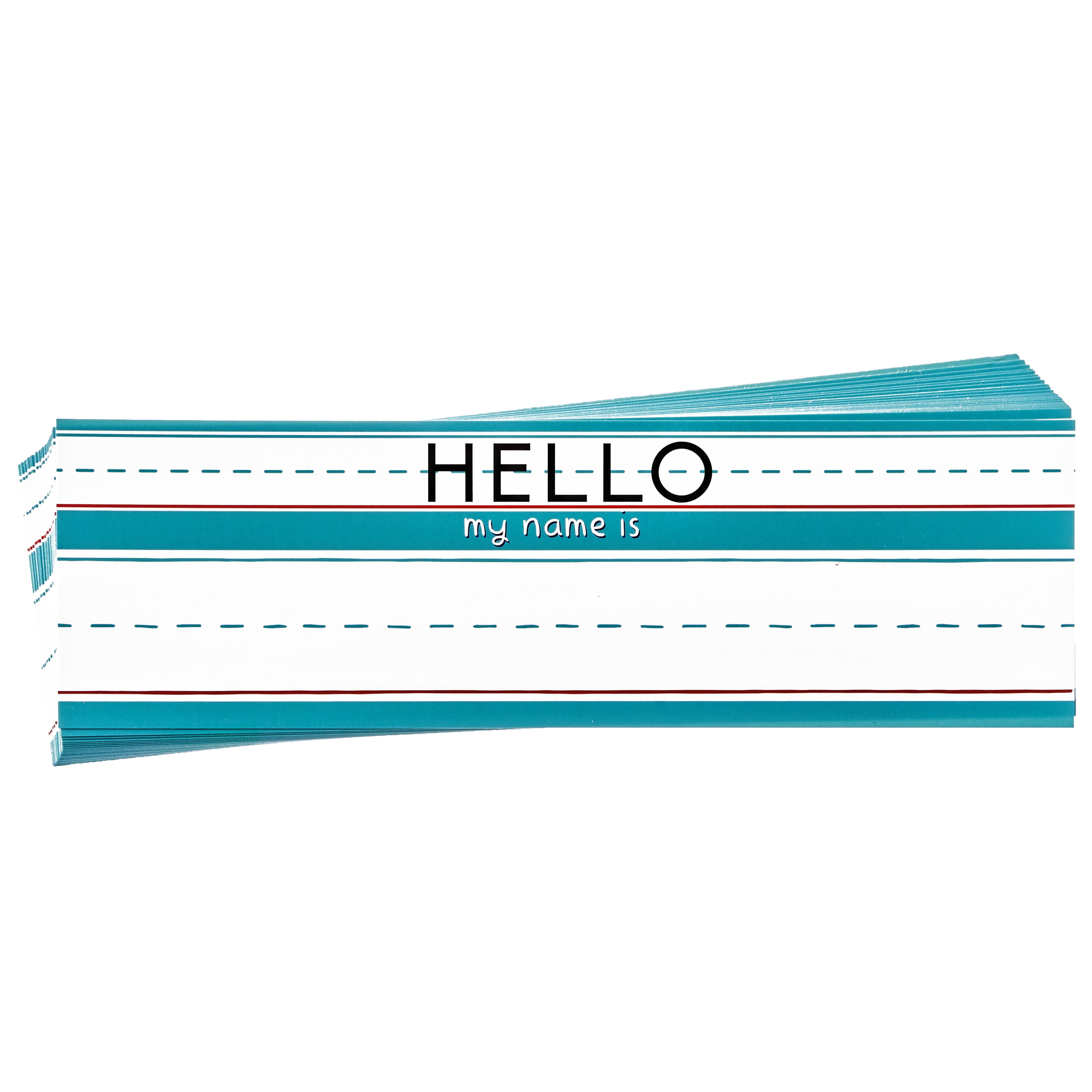 Pen + Gear Name Plates, Blue, 24 Count