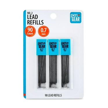 Pen+Gear No. 2 Mechanical Pencil Dark Lead Refills, Pencil Lead Grade, 0.7mm, 90 Count