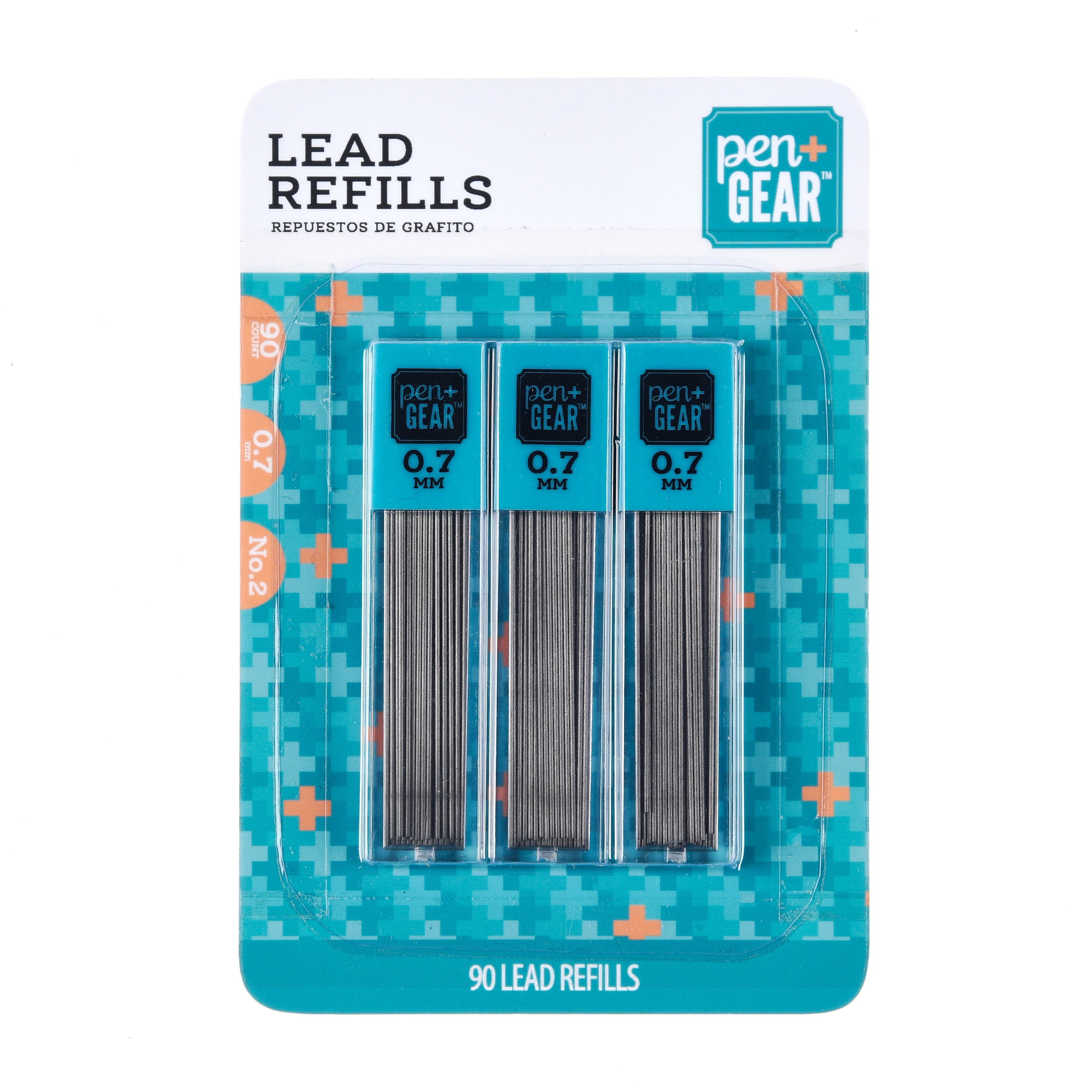 Pen+Gear No. 2 Mechanical Pencil Lead Refills 0.7mm, 90 Count