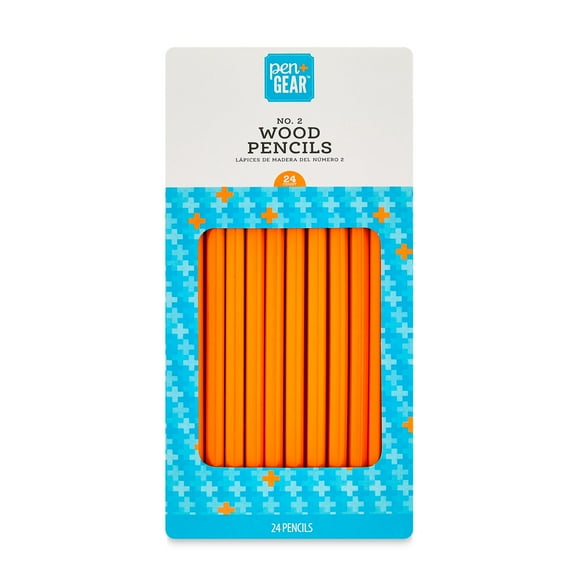 Pen + Gear No. 2 Wood Pencils, Unsharpened, 24 Count