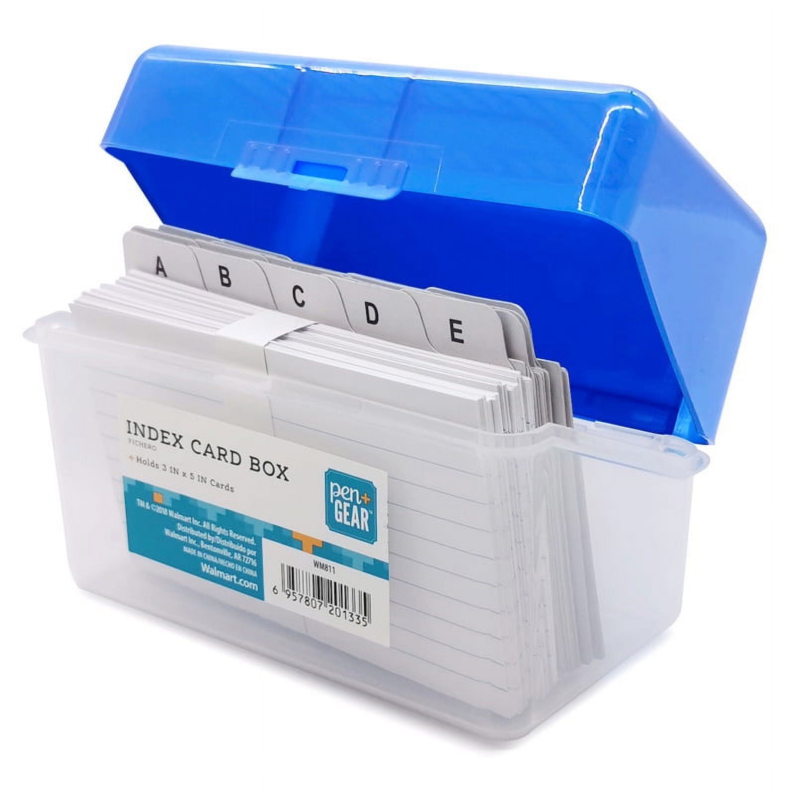 Pen Gear PS Ruled Index Card Boxes 3 5