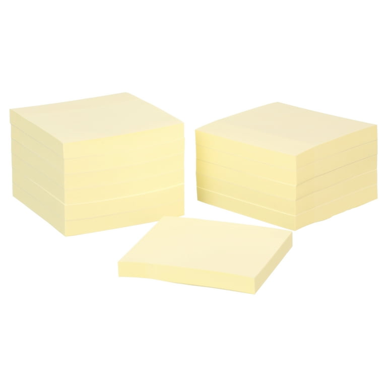 Pen+Gear Paper Sticky Notes, Yellow, 3
