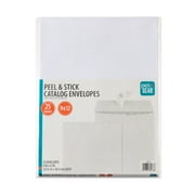 Pen+Gear Peel and Stick Catalog Envelopes, White, 9 in x 12 in, 25 Count