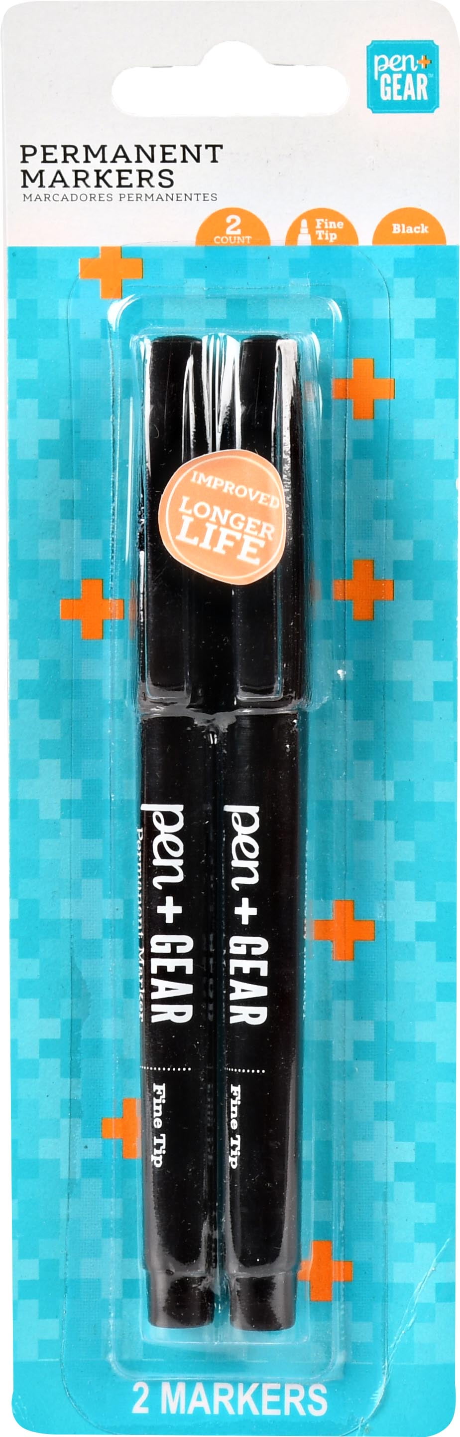 Pen + Gear Dual-Tip Markers, Fine Tip Marker and Chisel Tip