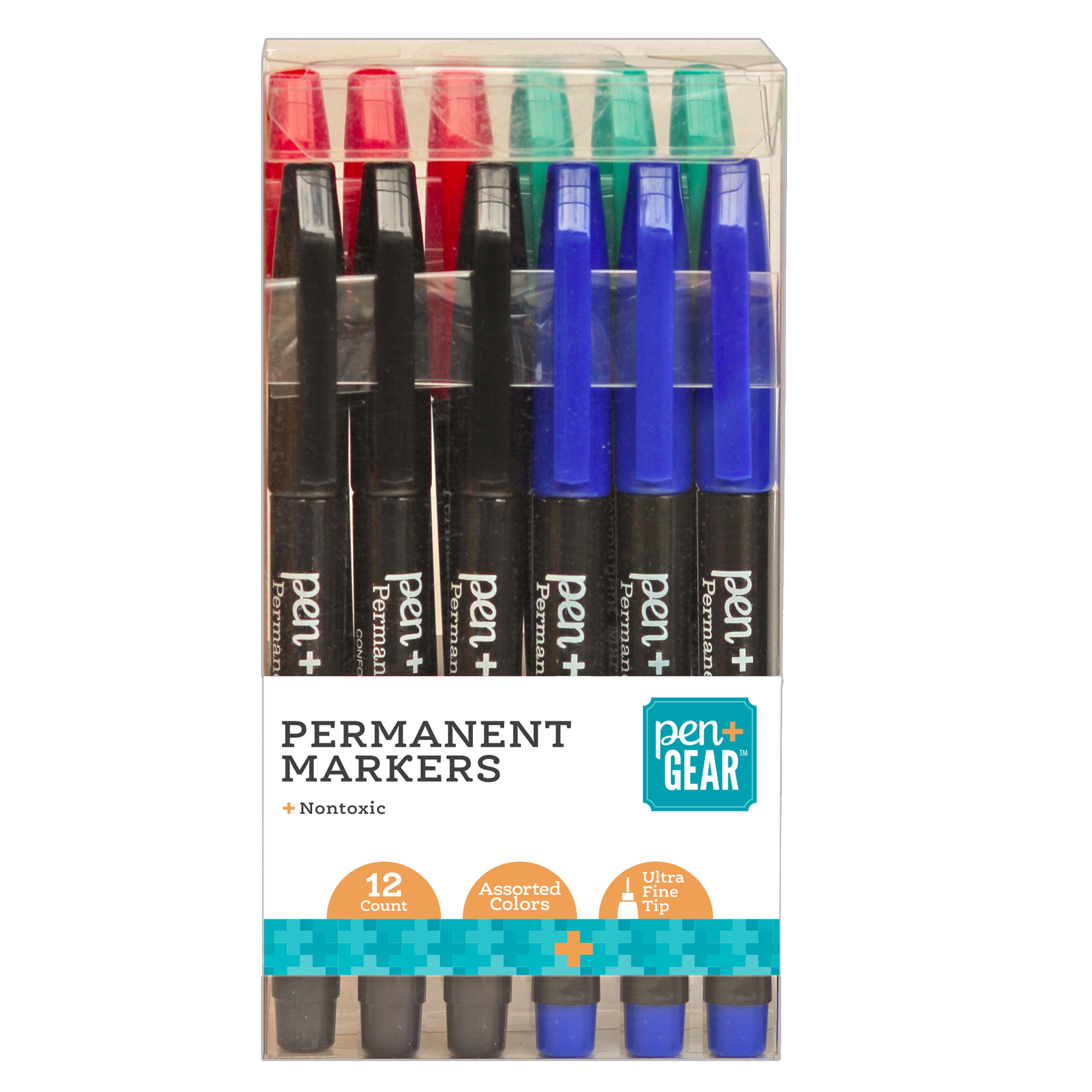 Colorations Color Permanent Markers - Set of 12 (Item #PERMCLR)