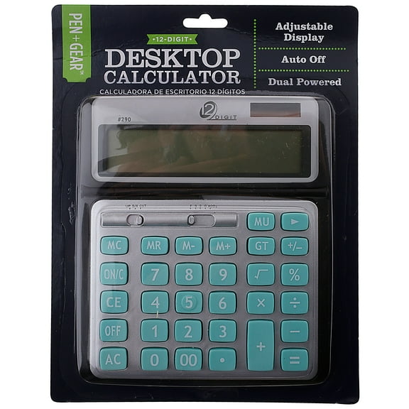 Pen + Gear Pg 12 Digit Desktop Calculator