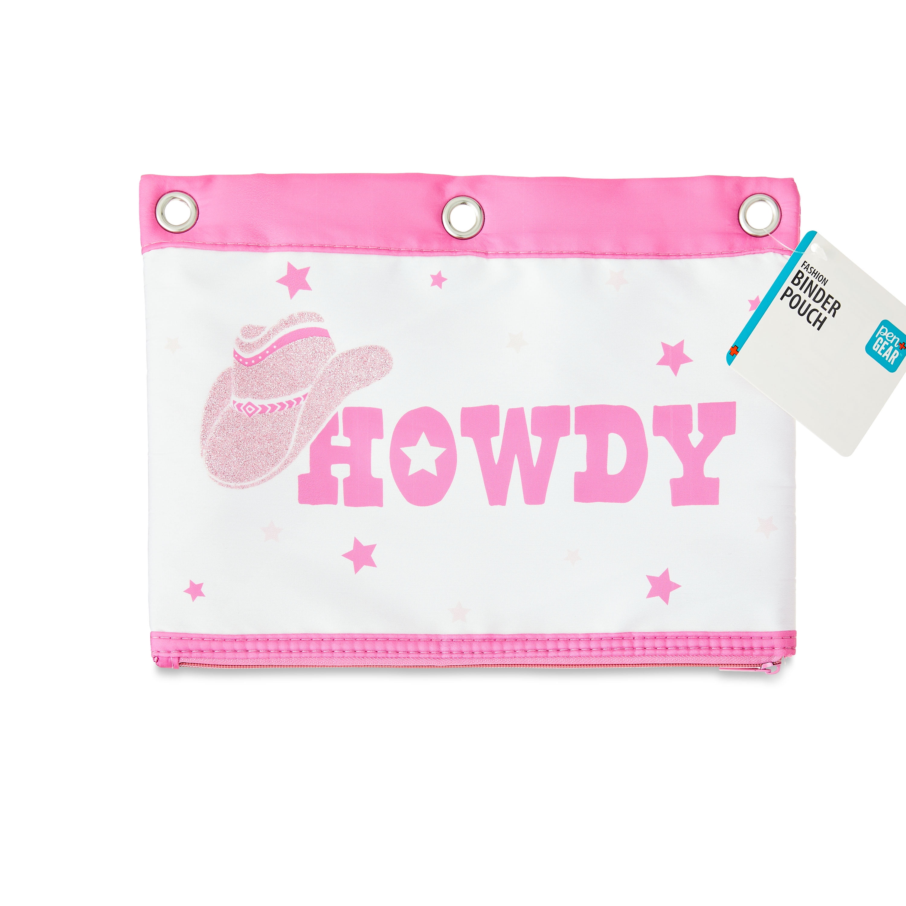 MAPPON REED ゆき　3本セット Pen+Gear Pink 3-Ring Binder Pouch, Howdy - Walmart.com