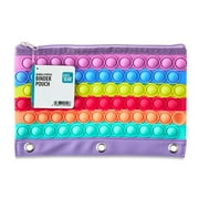 Pen+Gear Bubble Popper Binder Pouch, Multi-Color Pencil Holders New, Silicon Material