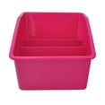 thumbnail image 1 of Pen+Gear Plastic Book Bin Desktop Organizer, Pink, 1 of 8