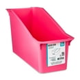 thumbnail image 1 of Pen+Gear Book Bin, 14.3" x 5.44" x 7.1", Coral Passion, 1-Pack, 1 of 7