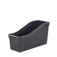 thumbnail image 1 of Pen+Gear Plastic Desktop Book Organizer Bin, Deep Black, 1 of 10
