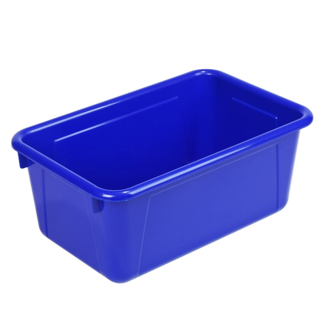 Pen+Gear Plastic File Organizer Cubby Bin, Really Royal
