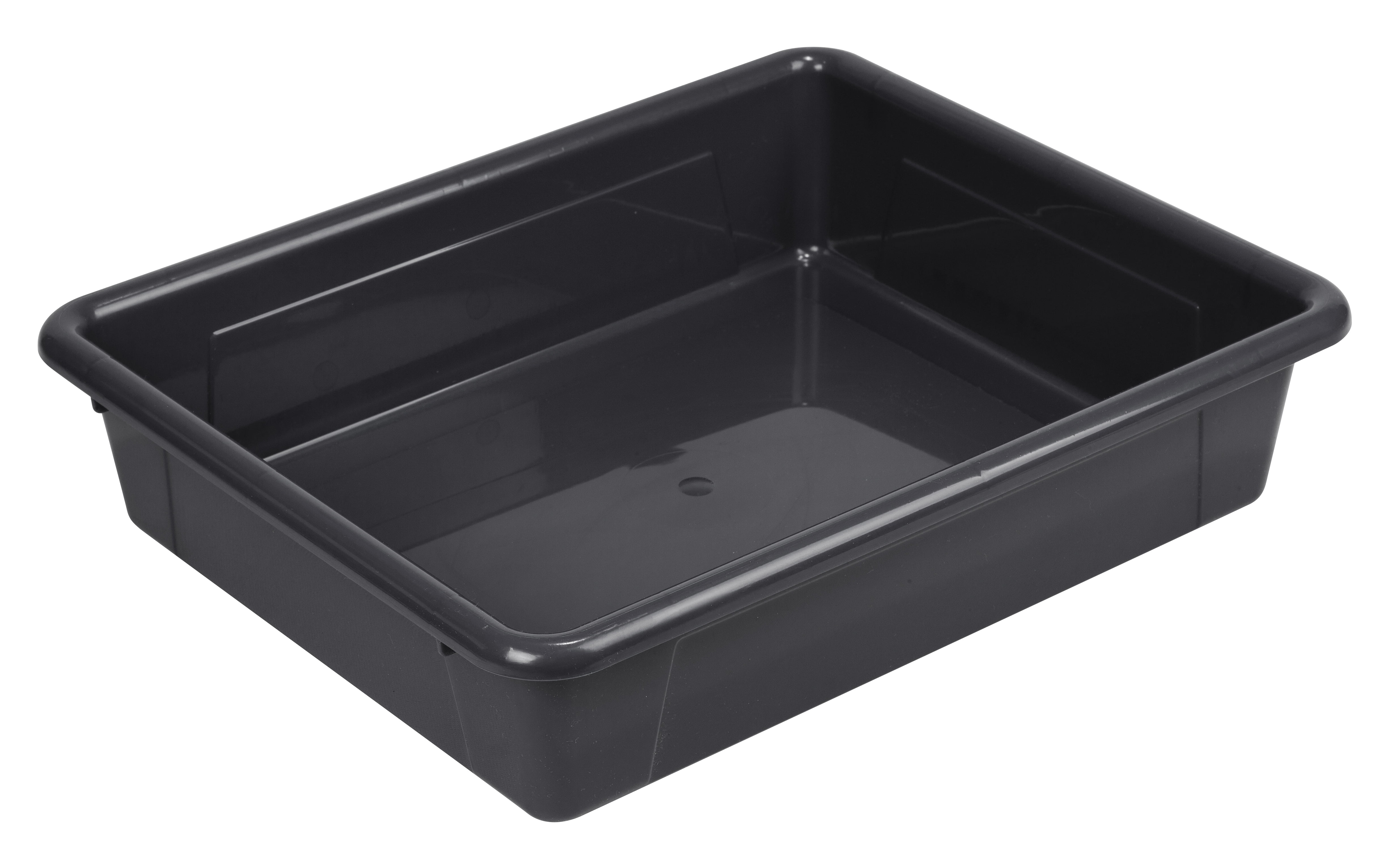 Pen+Gear Plastic Letter Tray, Letter Size Paper Sorter, Deep Black