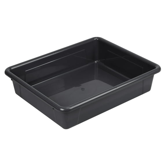 Pen+Gear Plastic Letter Tray, Letter Size Paper Sorter, Deep Black