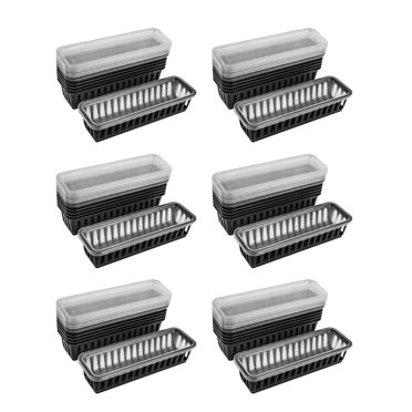 Pen+Gear Plastic Pencil Tray, Desktop Organizer, Black, Set of 6, 6-Pack, New
