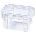 Pen + Gear Plastic Pixie Box, Clear Storage Box,Desktop Organizer