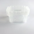 thumbnail image 1 of Pen + Gear Plastic Pixie Box, Clear, Storage Box, Desktop Organizer, 1 of 5
