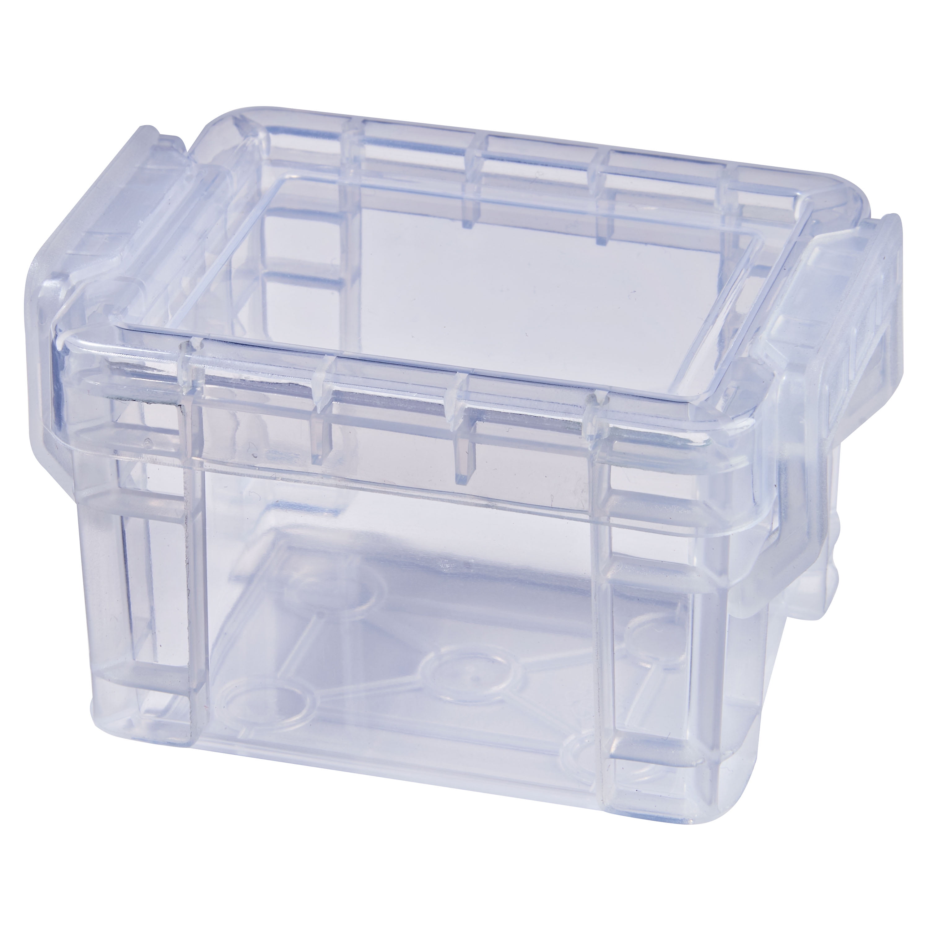 Pen + Gear Plastic Pixie Box, Clear Storage Box,Desktop Organizer