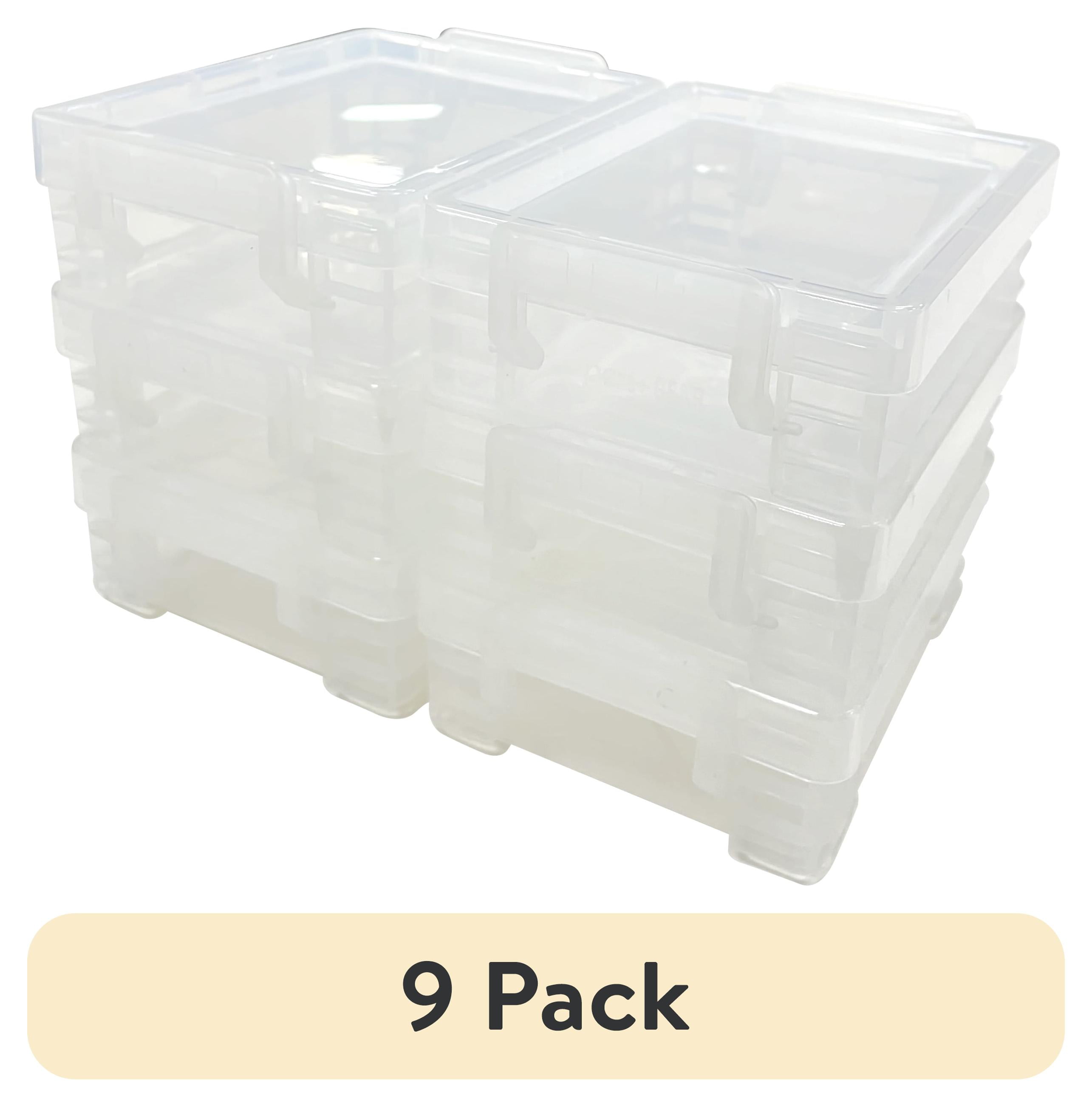 (9 pack) Pen + Gear Plastic Storage Box, Clear, 6 Count - Walmart.com
