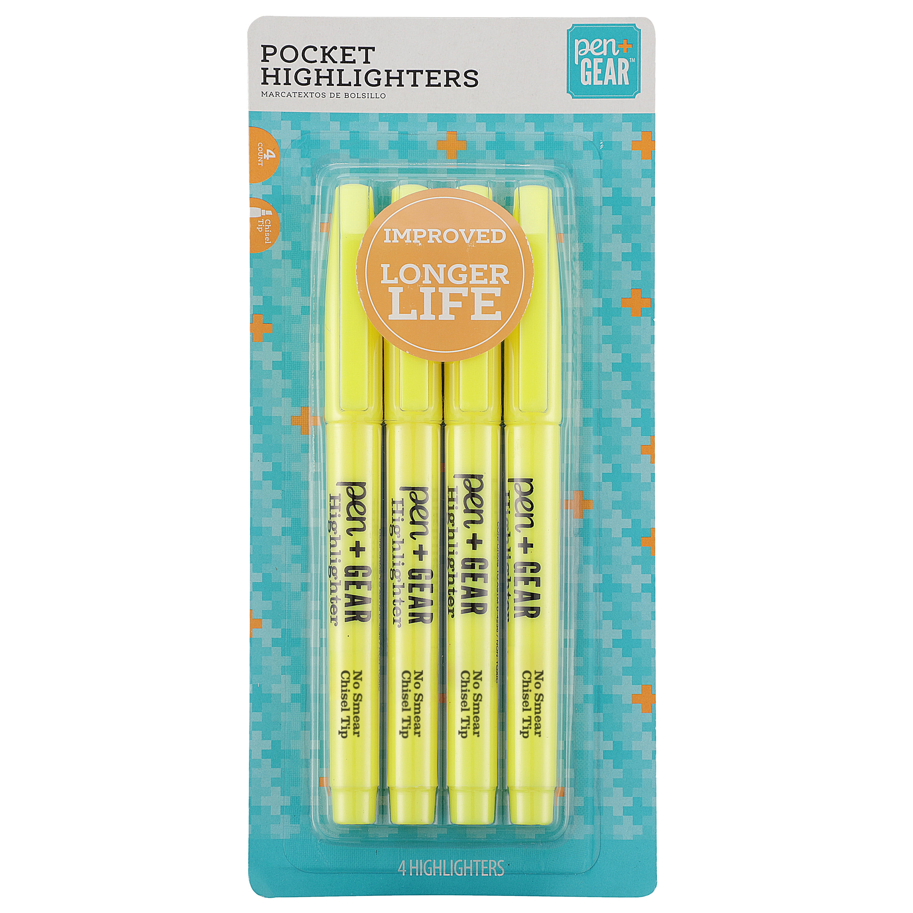 Mr. Pen- Gel Highlighters, Bible Highlighter, Pack of 8, Yellow  Highlighters, Dry Highlighter 