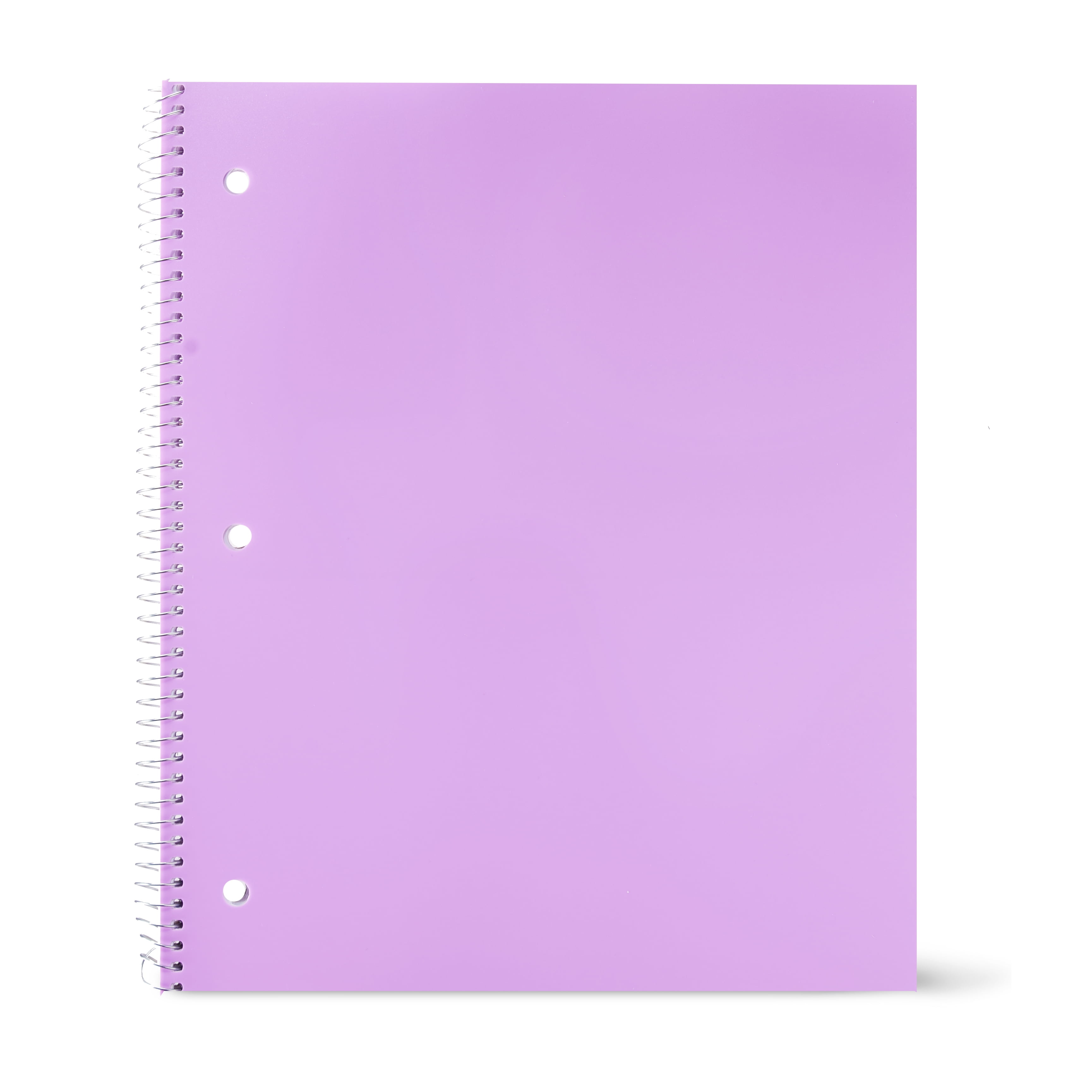 Pen + Gear Poly 1Subject Notebook, Wide Ruled, 9" x 11", 100 Sheets