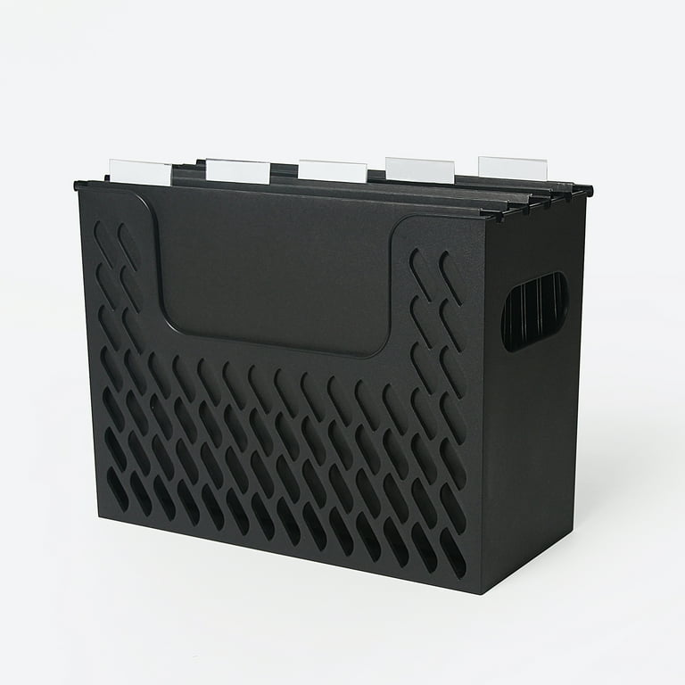 Portable Desktop File With Hanging Folders, Letter Size, 10 Portable Desktop File With Hanging Folders, Letter Size, 10