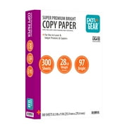 Pen+Gear Premium Bright White Printer Paper, 8.5" x 11", 28 lb/105 Gsm, 1 Ream (300 Sheets)