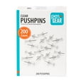 thumbnail image 1 of Pen + Gear Push Pin, Clear, 200 Count, 1 of 6