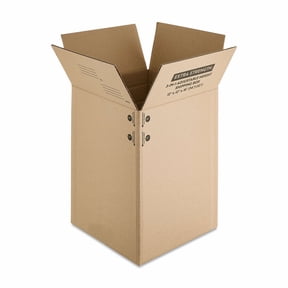 Pen+Gear 3-in-1 Multi-Depth Shipping Box, 12 in x 12 in x 16 in, 1 Count