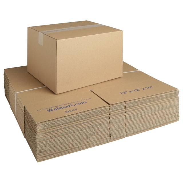 Pen+Gear Recycled Shipping Boxes 15 in. L x 12 in. W x 10 in. H, 30 ...