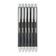 Pen + Gear Retractable Gel Ink Pens, Medium Point, 0.7mm, Black Ink, 6 Count