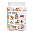thumbnail image 1 of Pen+Gear Reward Erasers Teacher Bucket, 60 Count, Assorted Designs, 1 of 6