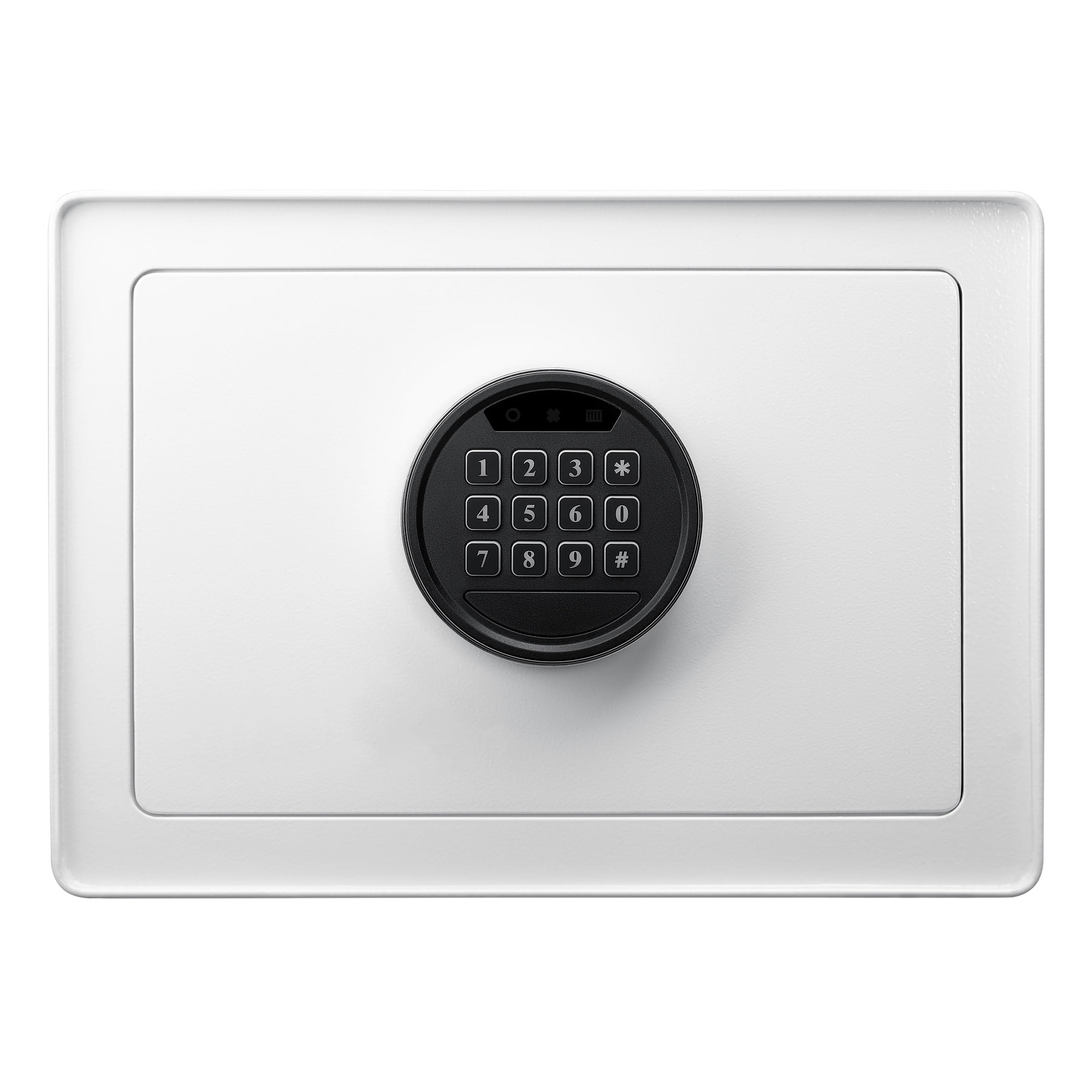 Pen + Gear Safes 0.57 CF with Electronic Lock, Backup Key, 1 Shelf, Carpeted Interior, White