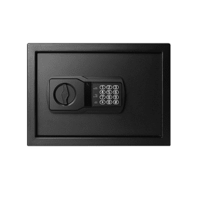 Pen + Gear Safes Model 44E20 with Electronic Lock, Backup Key, 1 Shelf, Black