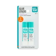 Pen+Gear School Glue Sticks, Washable/Disappearing Purple, 0.21 oz 2 Count, Dry Time 3 Min