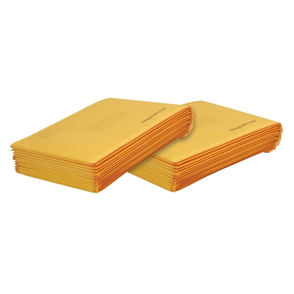 Pen+Gear Self-Sealing Bubble Mailers, 10.5" x 15", 30 Pack, Kraft