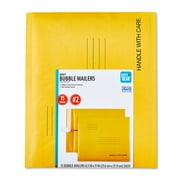 Pen+Gear Self-Sealing #2 Kraft Bubble Mailers, 8.5" x 11", 15 Pack