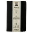 thumbnail interactive-video image 1 of Pen+Gear Simulated Leather Journal, Black, 3.5" x 5.5", 192 Ruled Pages, 1 of 7
