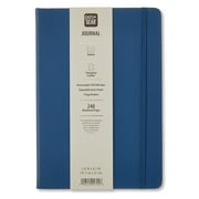 Pen+Gear Simulated Leather Journal, Indigo, 5.8" x 8.3", 240 Dotted Pages