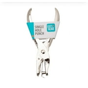 Pen+Gear Single Hole Punch, Steel, Silver