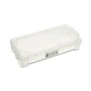 Pen+Gear Slim Plastic Storage Box, Clear, 1 Count