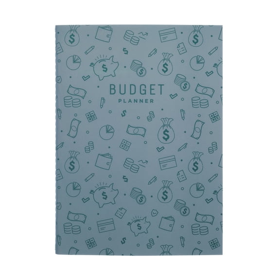 Pen + Gear Small Green Monthly Budget Planner, 5.5 x 7.5 Inches, 12 Months