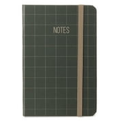 Pen+Gear Taupe Small Journal with Elastic Closure, 3.75 x 5.75, 80 Ruled Pages